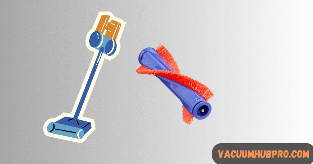 Removing debris from vacuum brush bar