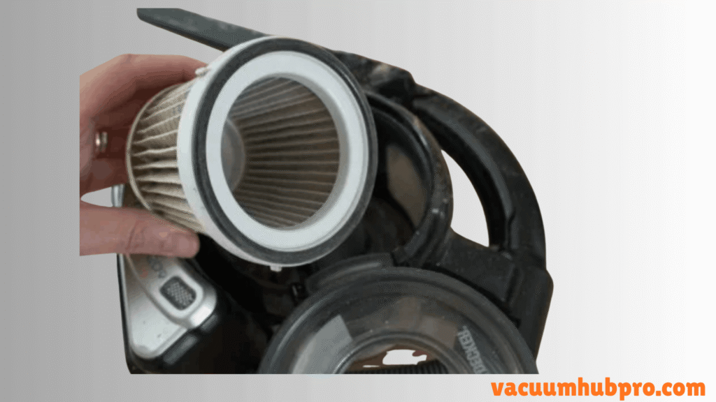 Washing Dyson vacuum filter to fix shutdown