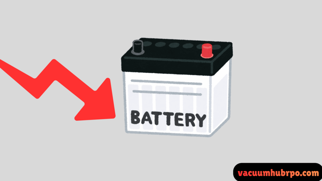 battery drain issue shark vacuum