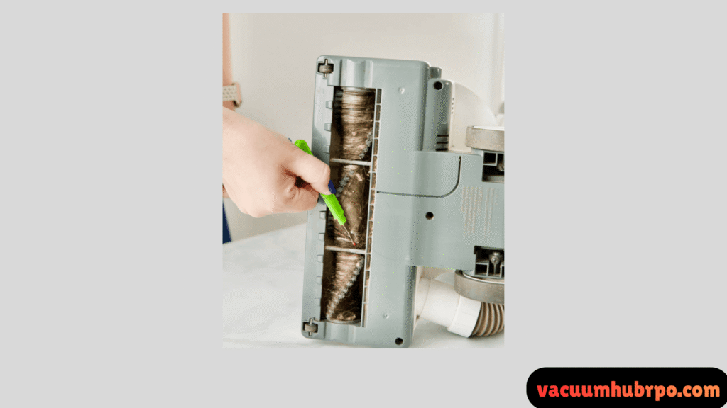 clean the brush roll to fix the shark vacuum battery drain issue