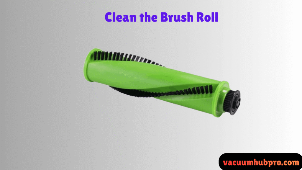 Hair wrapped around Shark Stratos brush roll bearings